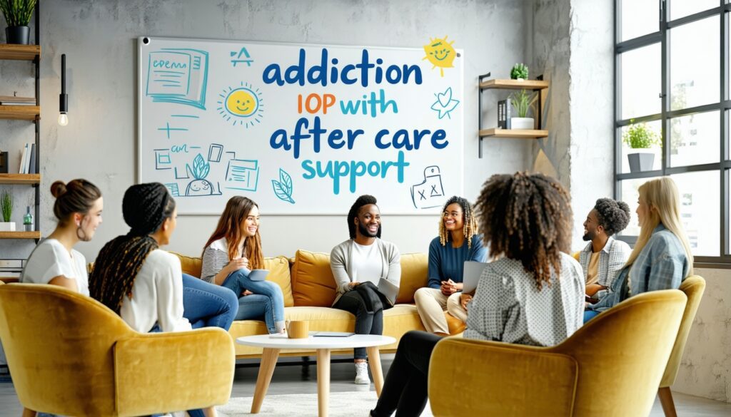addiction iop with aftercare support