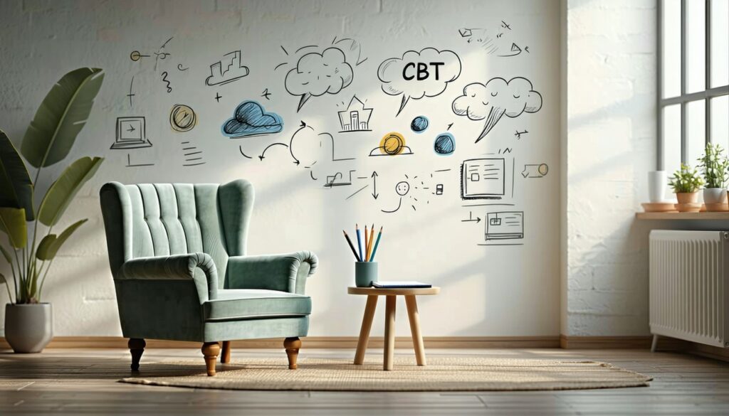 outpatient therapy with cognitive behavioral therapy